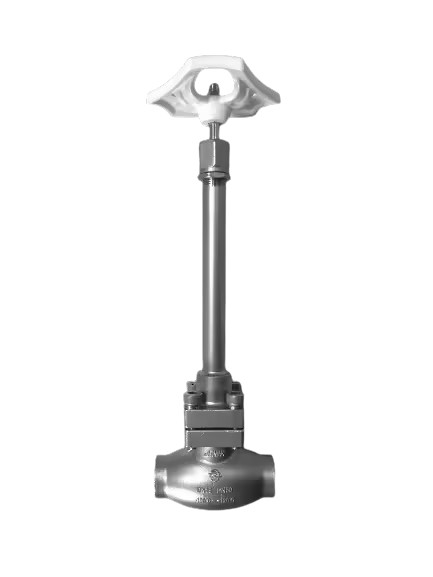 Valve à bille cryogénique PN50 en acier inoxydable pour GNL/LOX/LN2/LAR/LCO2 pour réservoir/Skid, etc.