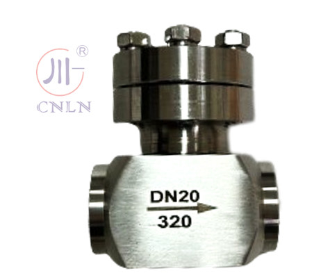 SS304/316 Valve de contrôle cryogénique à haute pression DN20 pour le GNL/LOX/LN2/LAR/LCO2