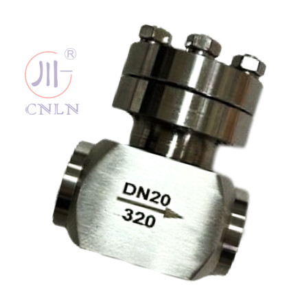 SS304/316 Valve de contrôle cryogénique à haute pression DN20 pour le GNL/LOX/LN2/LAR/LCO2