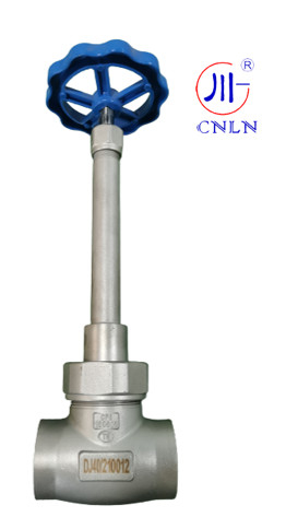SS304/316 Valve à globe cryogénique à tige longue pour réservoir/récipient de stockage cryogénique