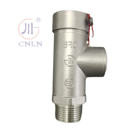 Valve de sécurité cryogénique DN15 PN40 SS304/316 à basse portée pour réservoir/slide/remorque