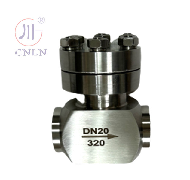SS304/316 Valve de contrôle cryogénique à haute pression DN20 pour le GNL/LOX/LN2/LAR/LCO2