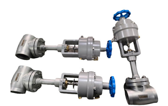 Valve d'arrêt d'urgence de la soupape cryogénique avec roue à main -196~+80 °C pour réservoir de GNL LOX LIN LAR LCO2