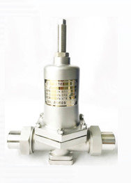 CNLN/Arman DY22F SS304/316 vanne de réduction de pression cryogénique (DN20-50 mm) pour les systèmes GNL/LOX/LN2 certifié CE/ISO/EAC