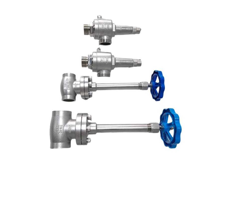 Valve à globe cryogénique à tiges longues, étanche, à faible température, de sécurité pour GNL LOX LIN LAR LCO2
