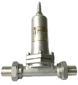 Régulateur de pression de soupape de commande cryogénique PN25 Grand débit -196 ~ + 80 °C Pour le GNL LOX LIN