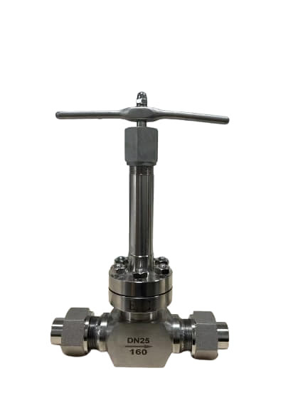 Connexion à filetage de soupape globule à haute pression cryogénique -196 ~ + 80 °C pour réservoir de GNL LOX LIN LAR LCO2