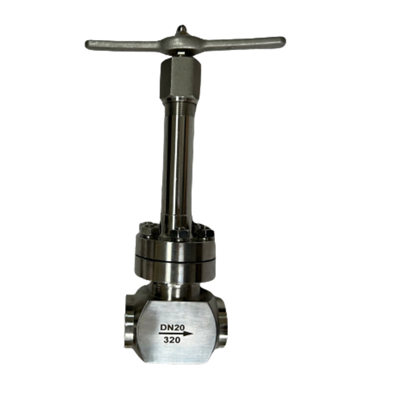 Connexion à filetage de soupape globule à haute pression cryogénique -196 ~ + 80 °C pour réservoir de GNL LOX LIN LAR LCO2