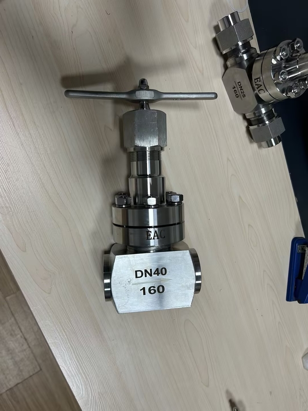LNG LOX LIN LAR LCO2 Réservoir Cryogénique à haute pression soupape globe de haute qualité soupape PN320