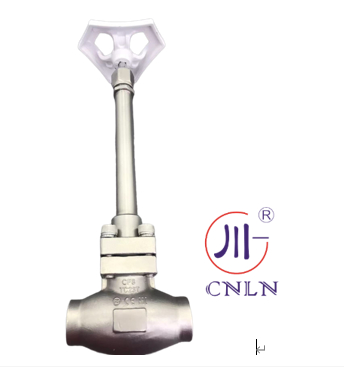 PN50 soupape à bille cryogénique en acier inoxydable 304/316 soudage par prise de courant de -196°C à +80°C