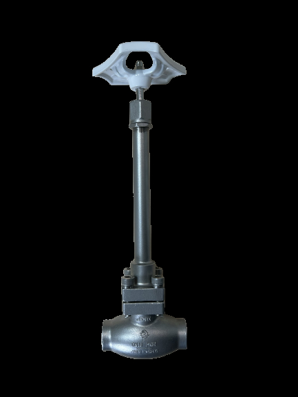 DN25 soupape à globe cryogénique en acier inoxydable 304/316 avec joint PTFE et corps de soupape CF8/CF3 pour -196°C à +80°C Applications