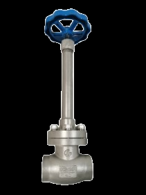 DN32 soupape à globe cryogénique en acier inoxydable 304/316 pour réservoir de tuyaux LOX avec une plage de température de -196°C à +80°C