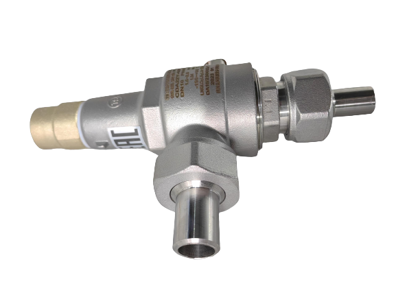 Valve de sécurité cryogénique en acier inoxydable à pression de 4,0 MPa et à température comprise entre -196 °C et +120 °C