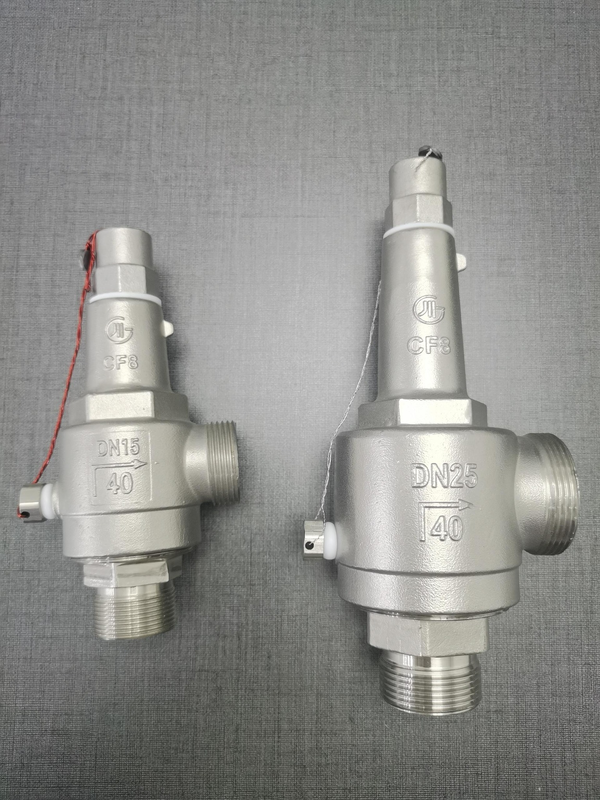 Valve de sécurité cryogénique en acier inoxydable à pression de 4,0 MPa et à température comprise entre -196 °C et +120 °C
