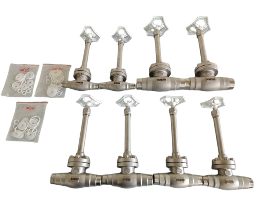 Valve à bille cryogénique certifiée ISO CE EAC en acier inoxydable 304/316 et d'une plage de température de -196°C à +80°C pour une pression maximale de 5,0Mpa