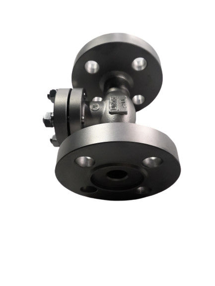 Valve de contrôle cryogénique en acier inoxydable de type bride PN50 de haute qualité