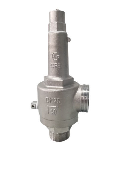 DN25 soupape de sécurité cryogénique à action directe en ressort entièrement ouverte -196 ~ + 80 °C pour le GNL/LOX/LN2/LAR/LCO2